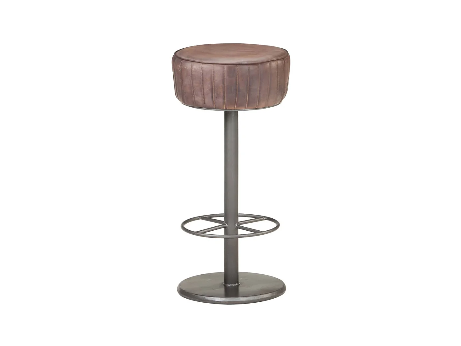 Tabouret de bar Marron Cuir véritable SSA8579