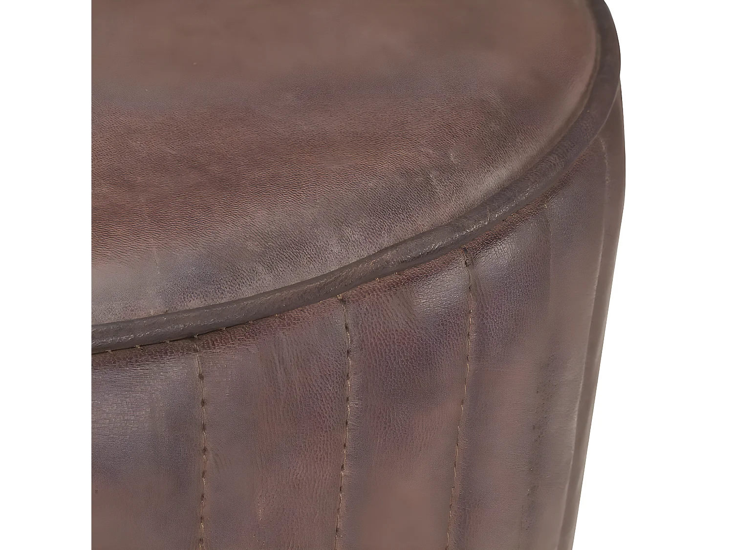 Tabouret de bar Marron Cuir véritable SSA8579
