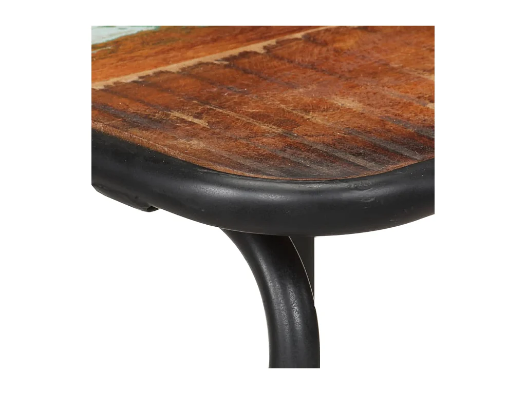 Tabourets de bar lot de 4 bois de récupération solide SEF93077