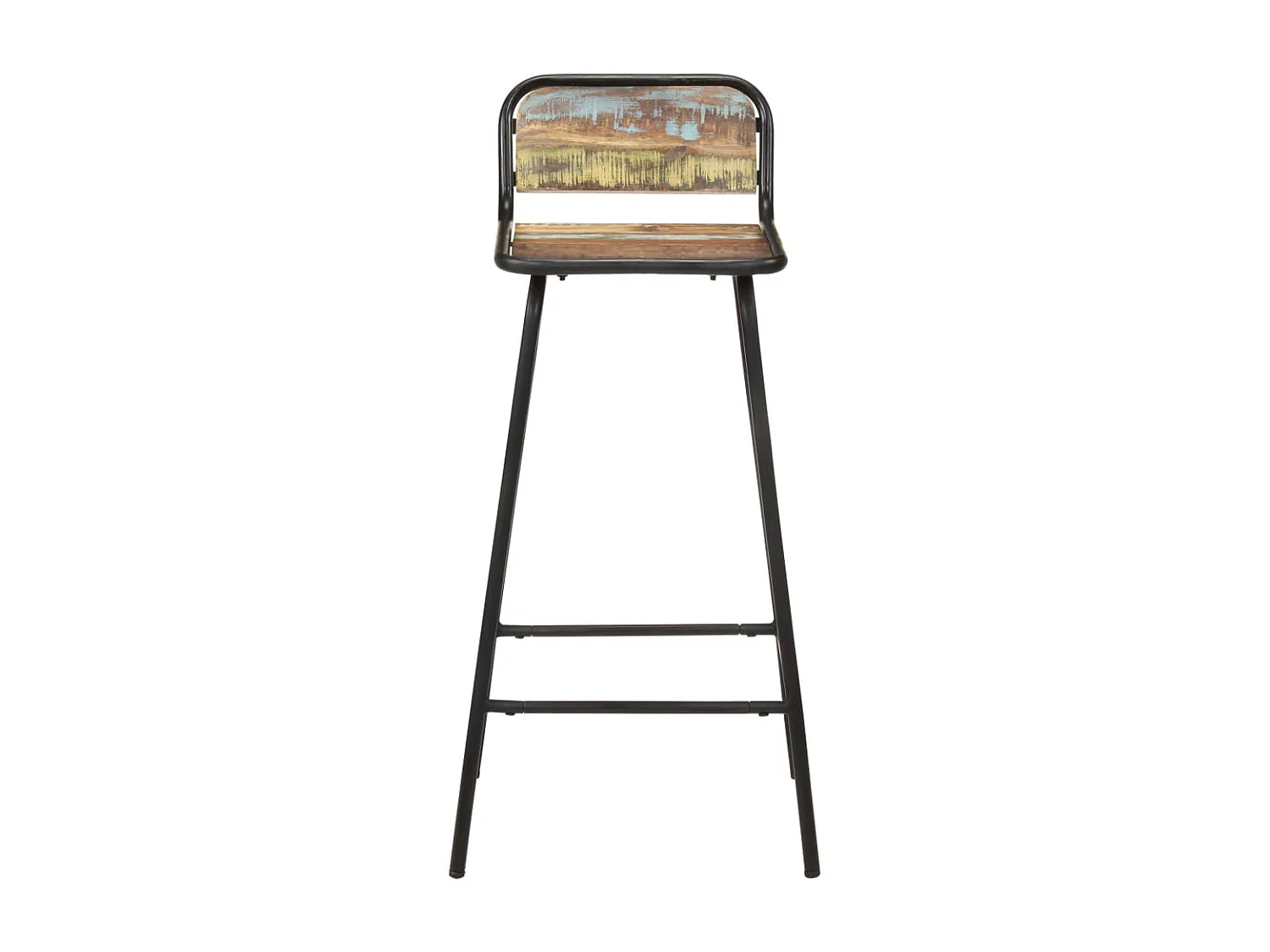 Barstoelen 4 st massief gerecycled hout NL381067