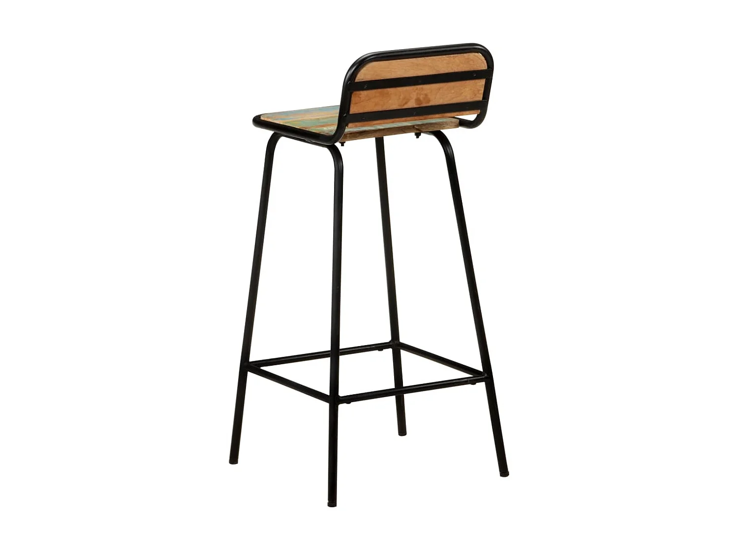Barstoelen 4 st massief gerecycled hout NL381067