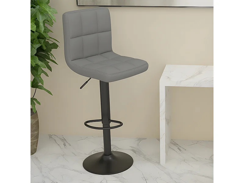 Tabouret de bar Gris clair Tissu SSA8015