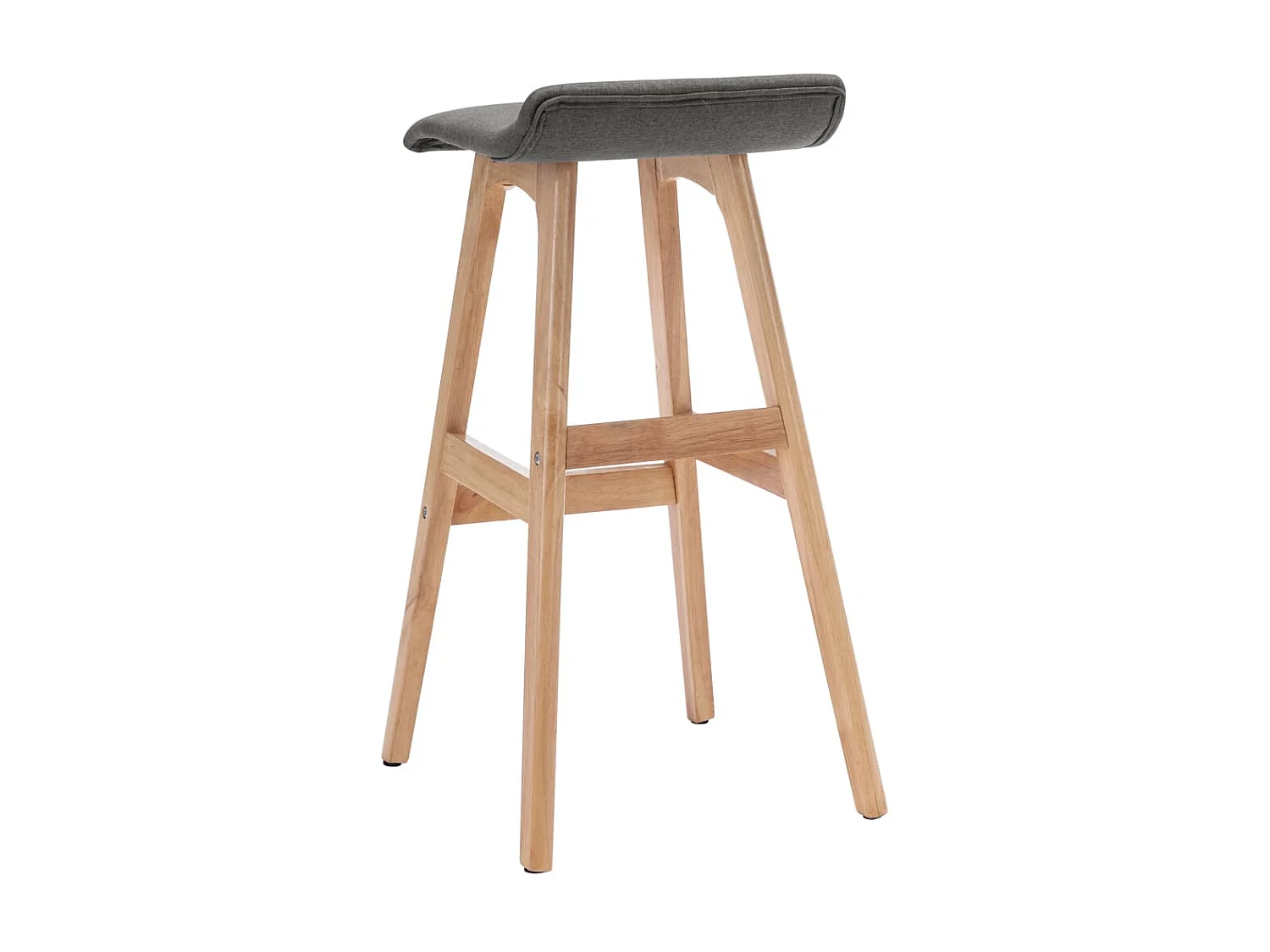 Tabouret de bar Gris foncé Tissu SEF34652