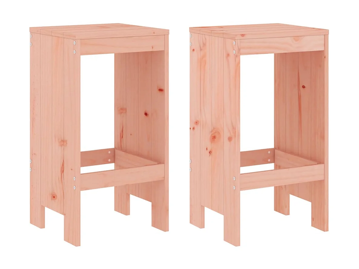 Bancos de bar 2 pcs 40x36x75 cm madeira de douglas maciça PT968357