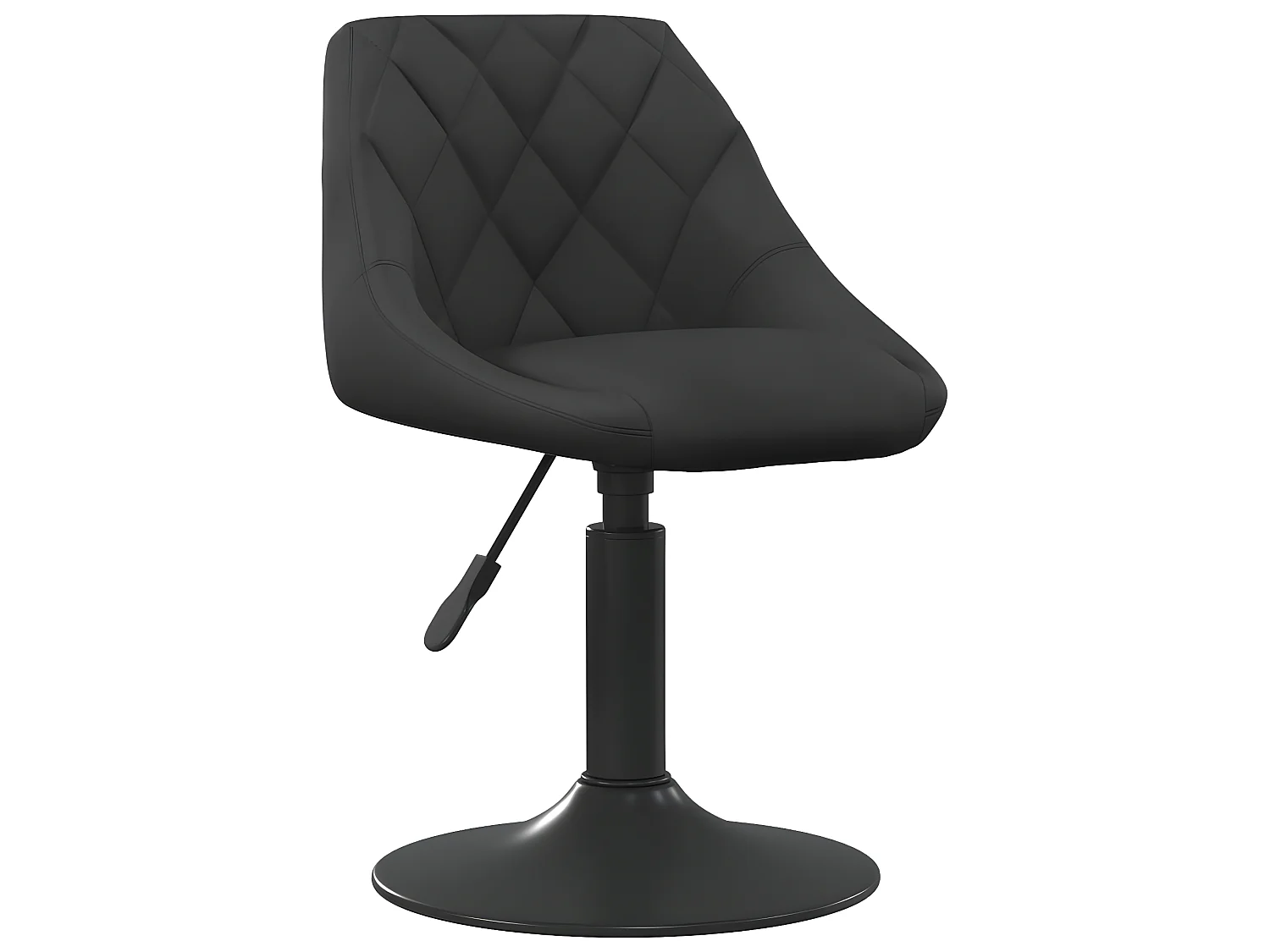 Tabouret de bar Noir Velours SSA8439