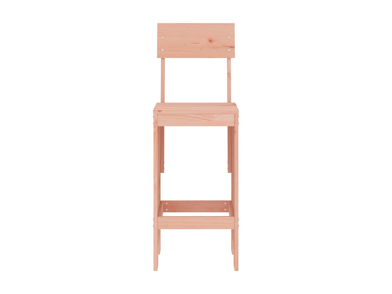 lot de 2 Tabourets de bar 40x48,5x115,5 cm bois massif douglas PSA9238