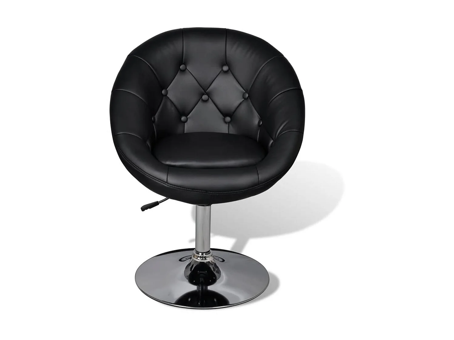 Tabouret de bar Noir Similicuir SEF43845