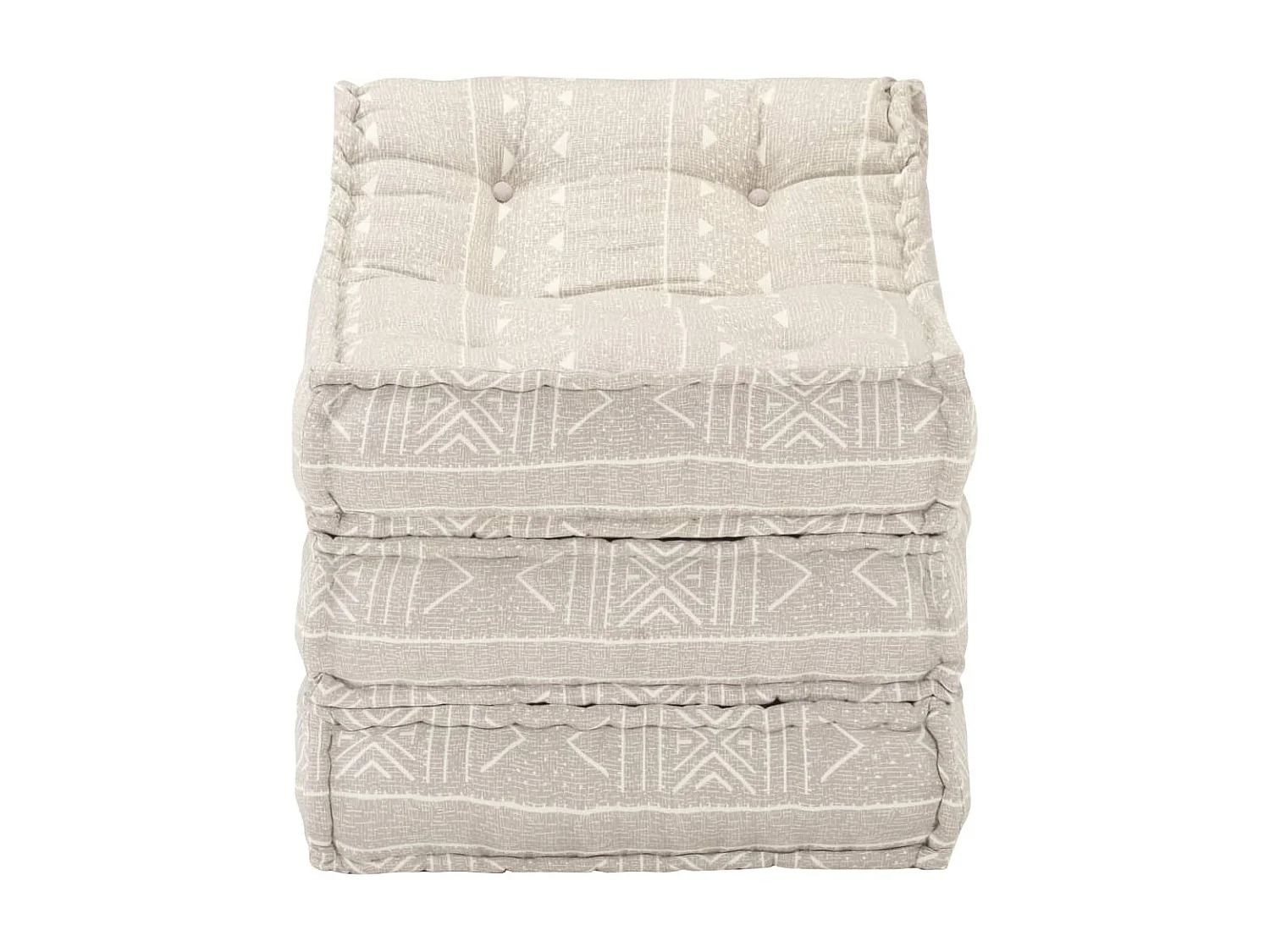 Pouf modulaireuf Beige Tissu KLZ29872