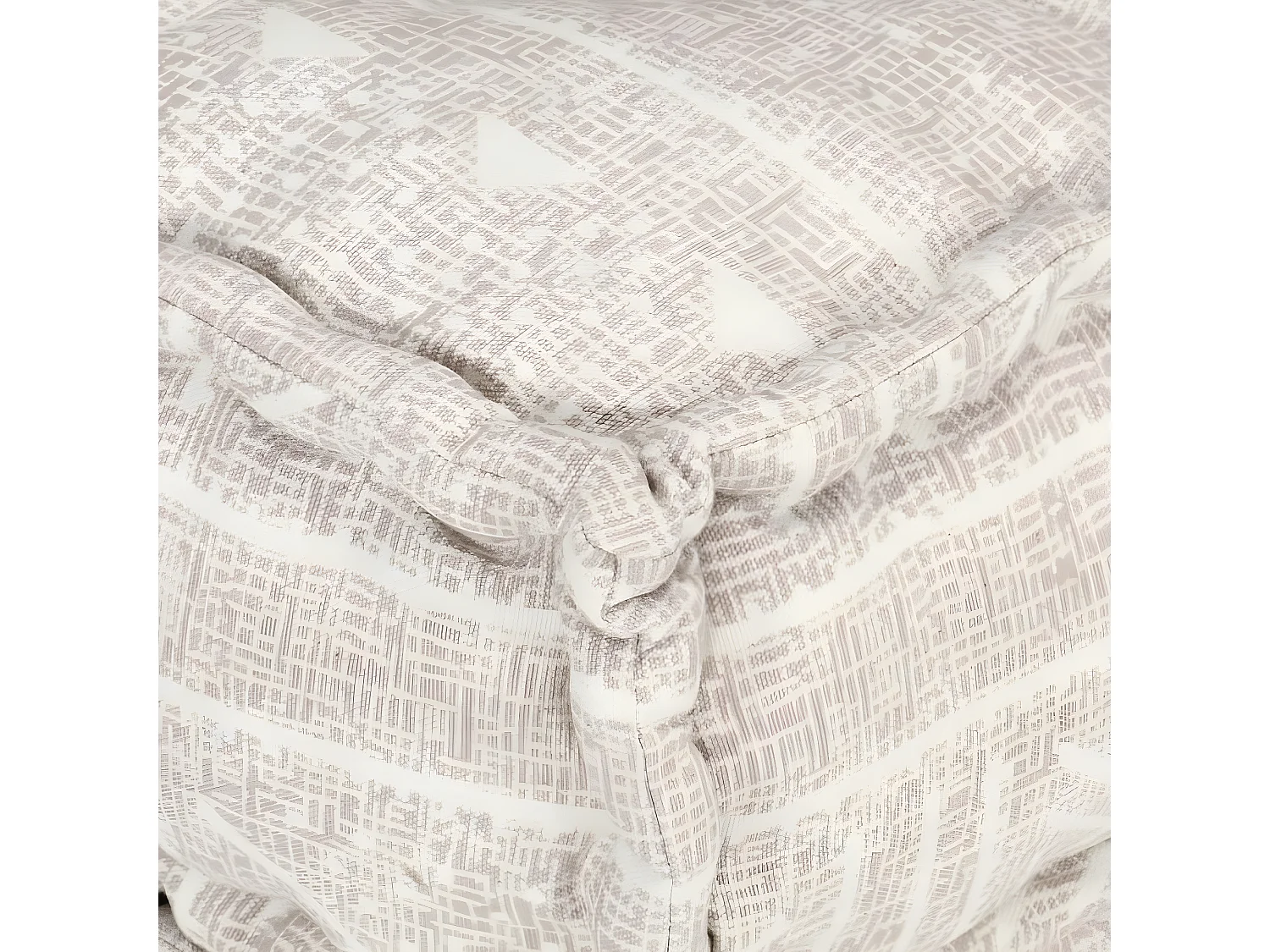 Pouf modulaireuf Beige Tissu KLZ88575