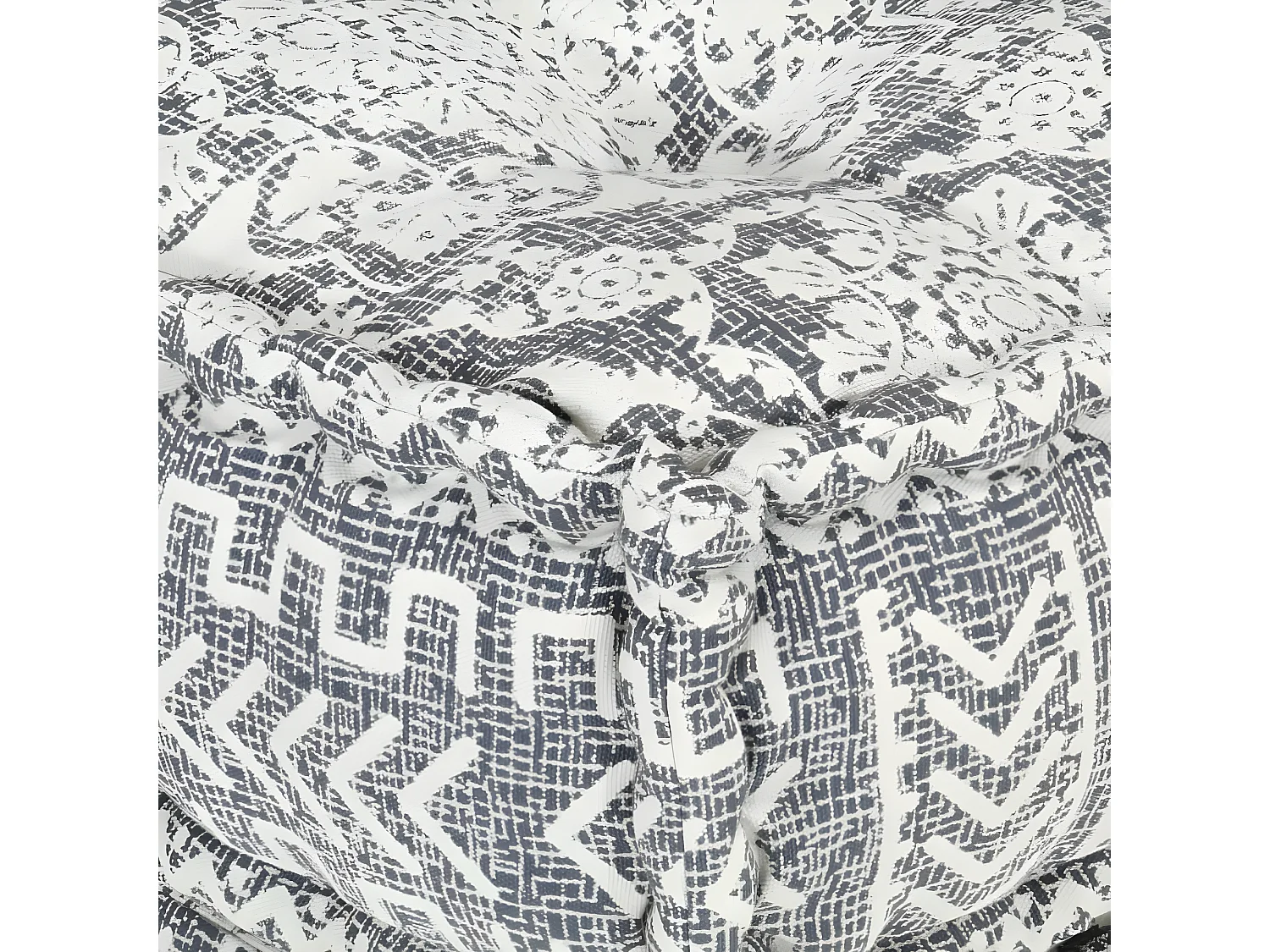 Poef modulair stof lichtgrijs NL370981