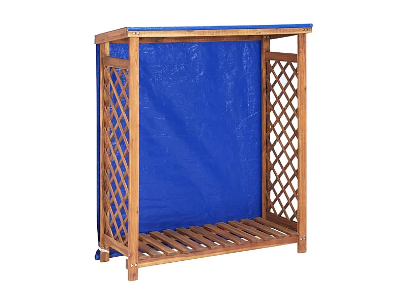 Abrigo para arrumação de lenha 105x38x115 cm acácia maciça PT213153