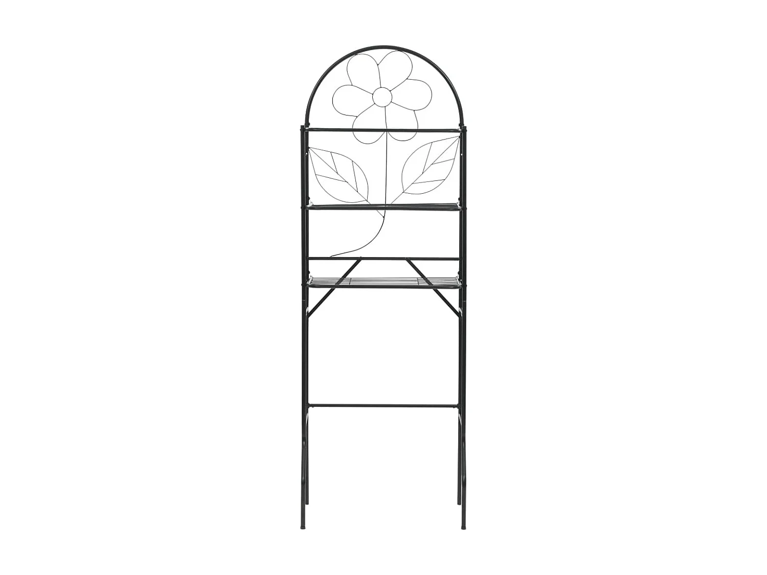 Toalheiro preto 60x33x174 cm PT648485