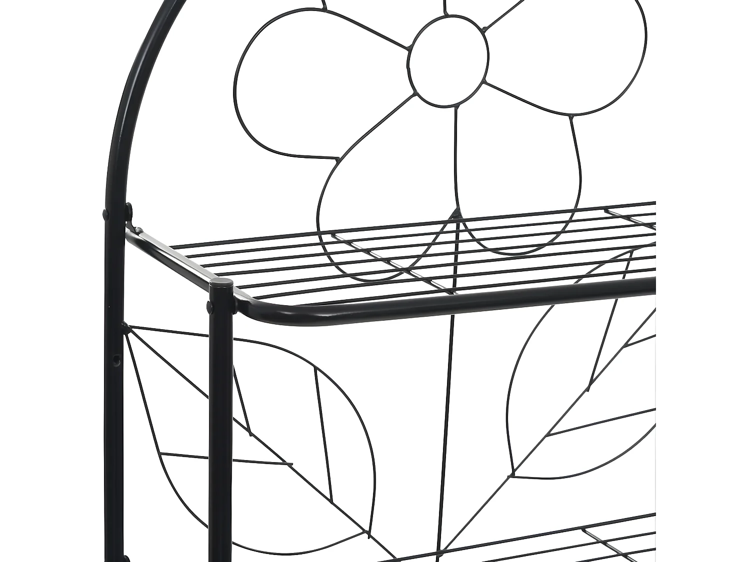 Toalheiro preto 60x33x174 cm PT648485