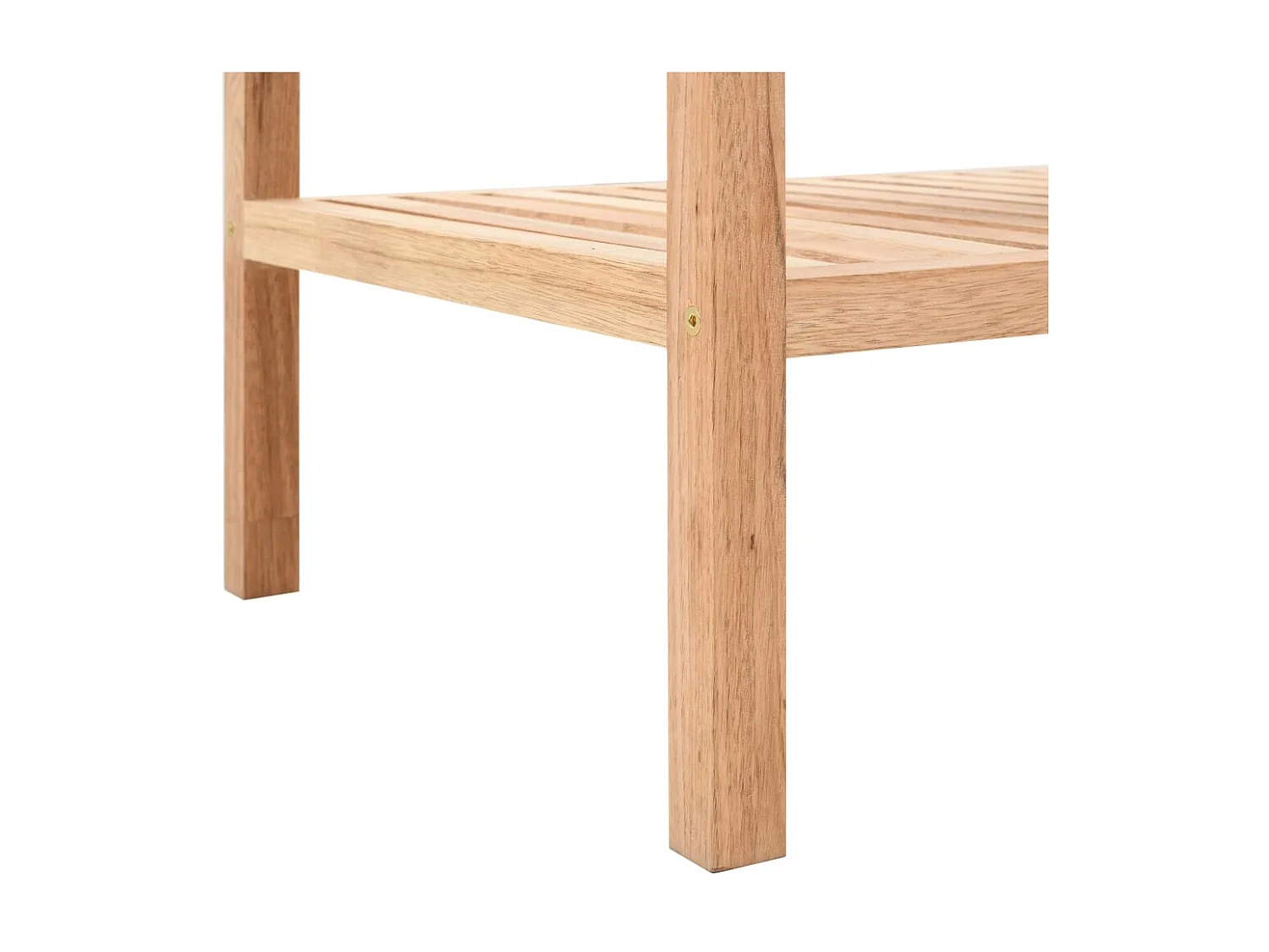 Étagère de salle de bain Bois de noyer massif 100x40x65 cm OFR66571 BonneVie Meuble