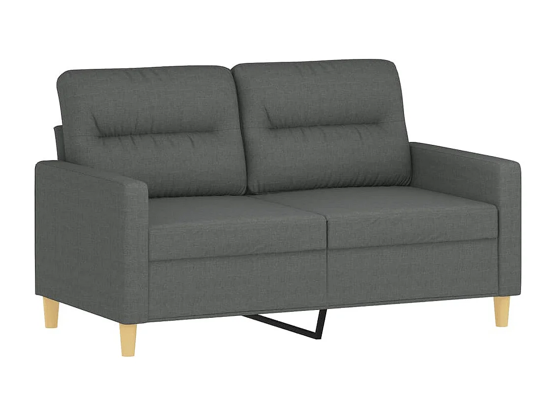 Ensemble de canapés 3 pcs coussins gris foncé tissu OLA5638