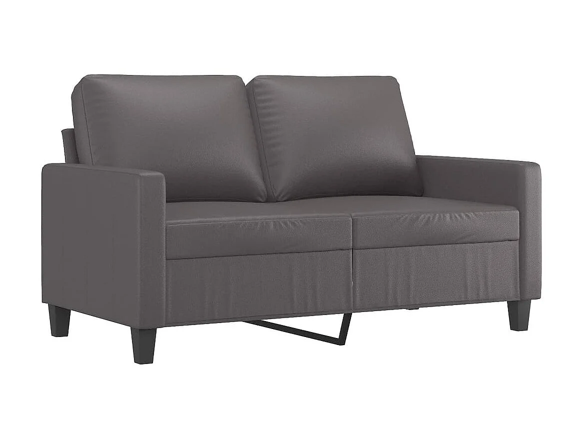 4-delige Loungeset met kussens kunstleer bruin NL427424