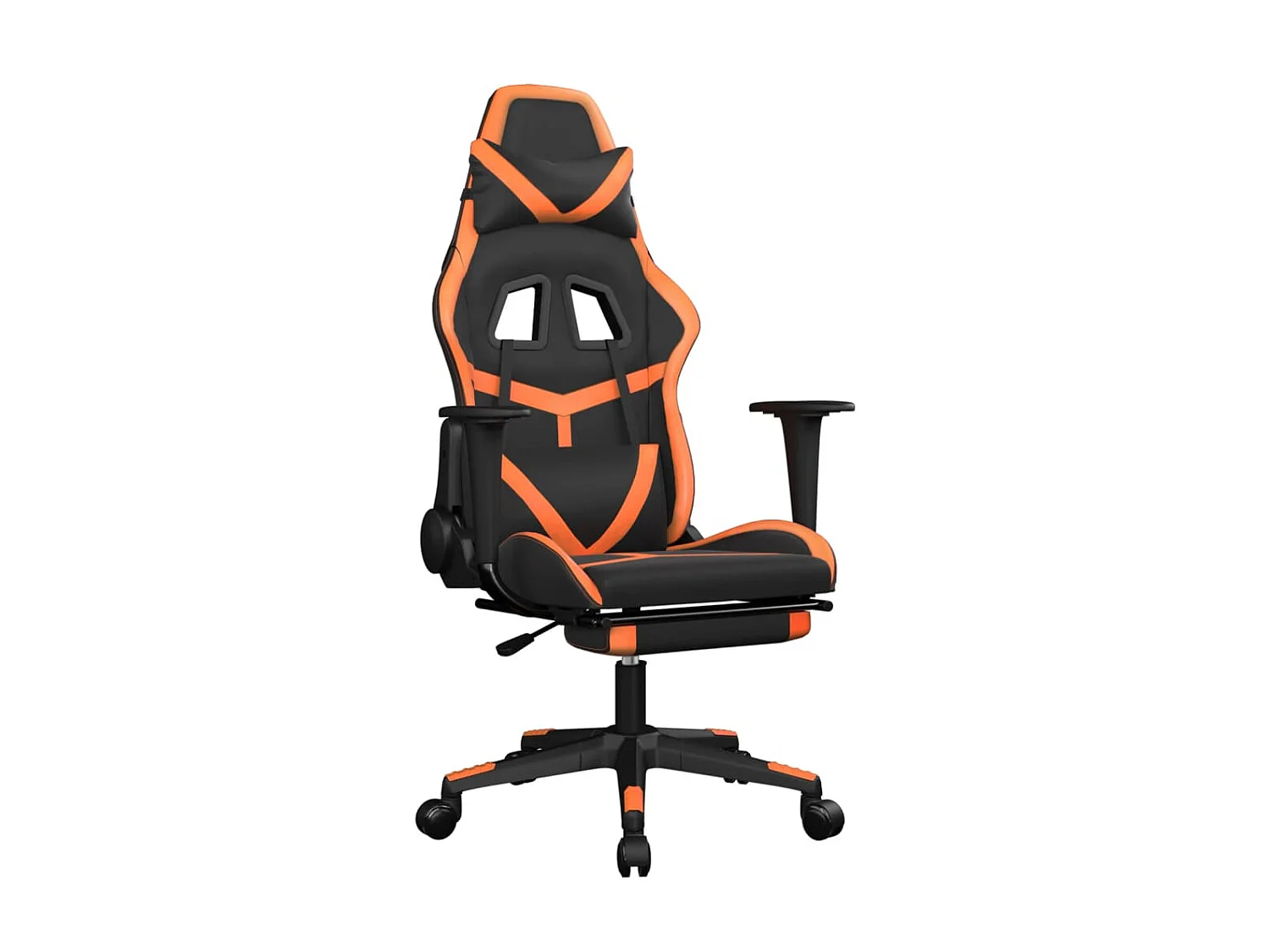 Chaise gaming Noir&Orange Similicuir SEF29500