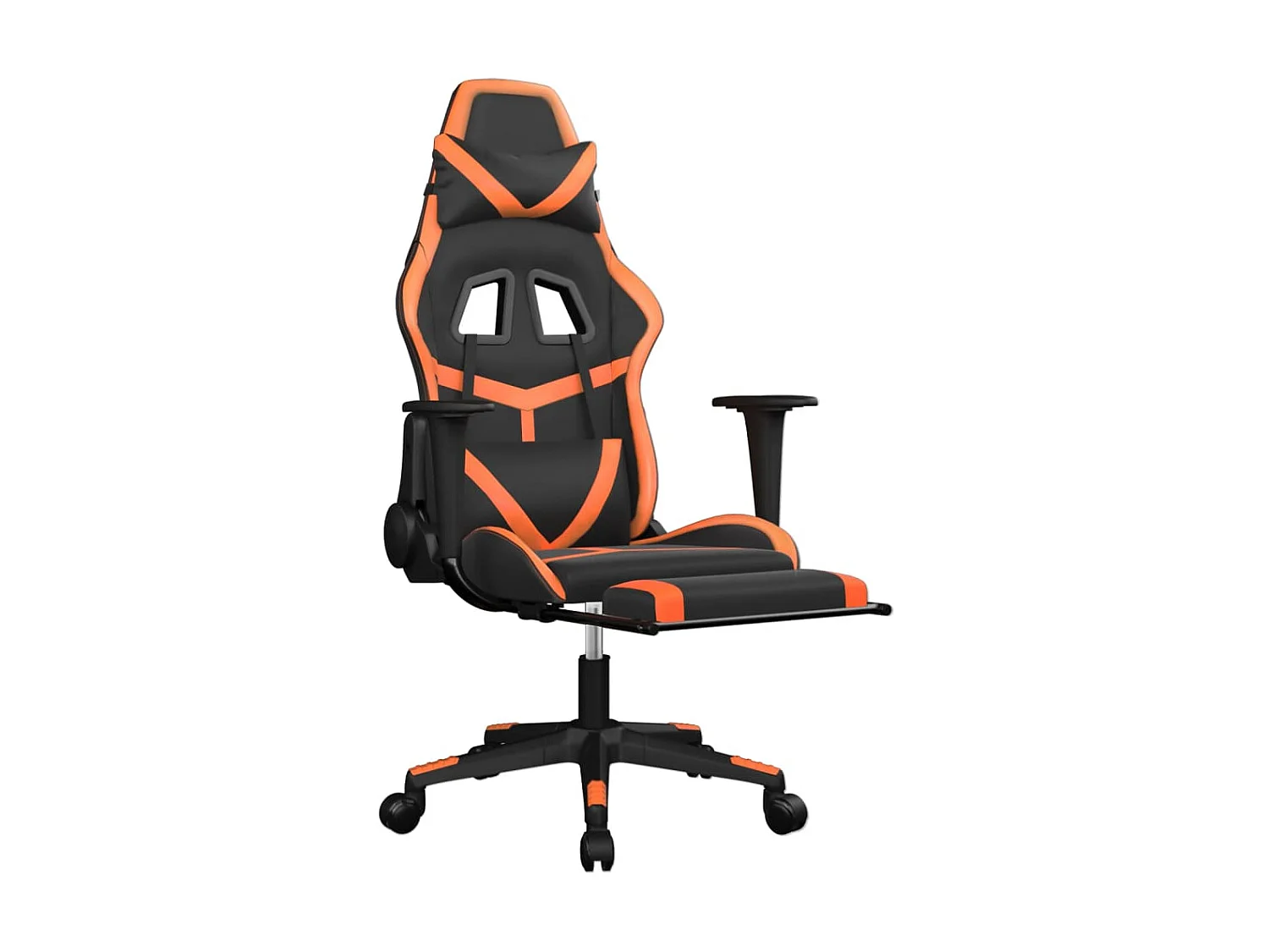 Chaise gaming Noir&Orange Similicuir SEF29500