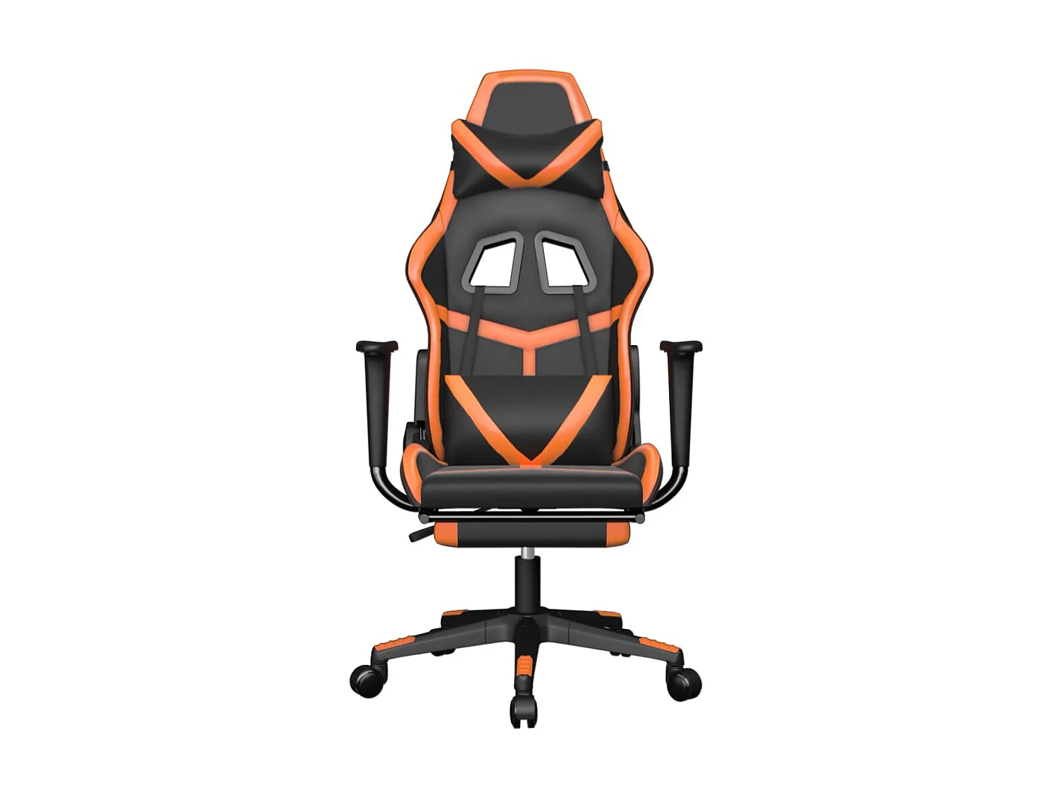 Chaise gaming Noir&Orange Similicuir SEF29500