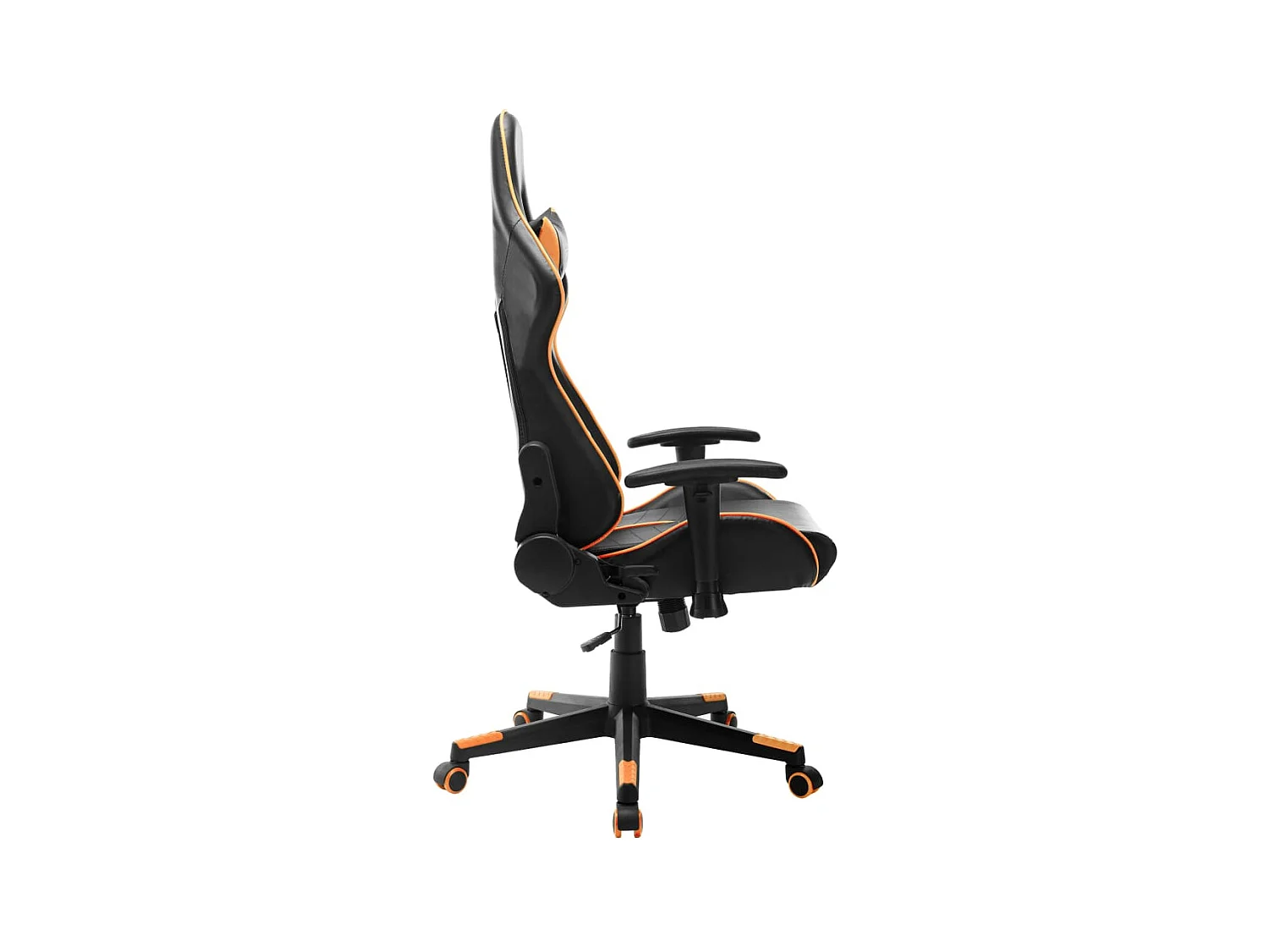 Chaise gaming Noir et orange Cuir artificiel SEF11984