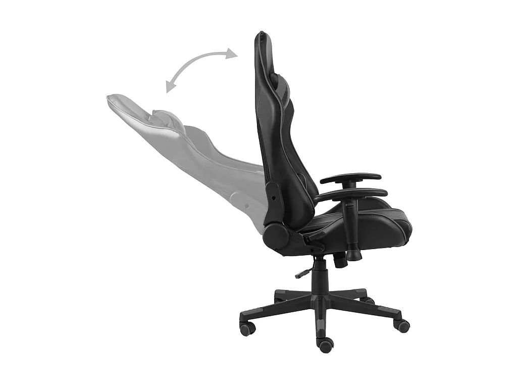 Chaise gaming Gris PVC SEF11802
