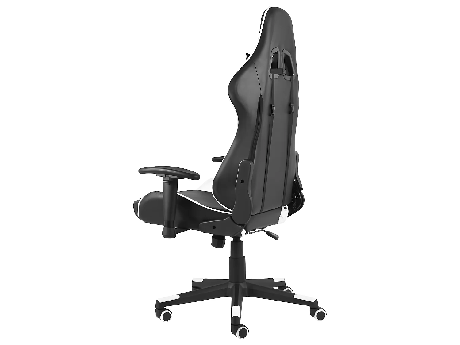Chaise gaming Blanc PVC SEF83127