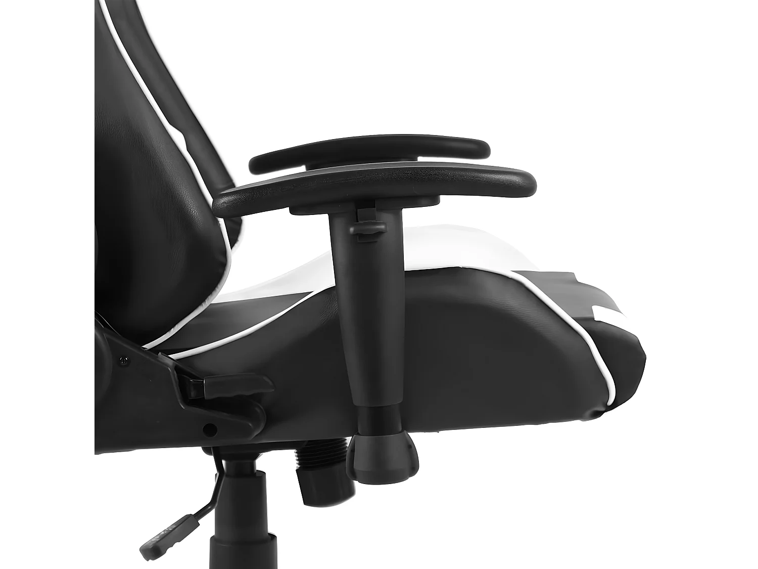 Chaise gaming Blanc PVC SEF83127