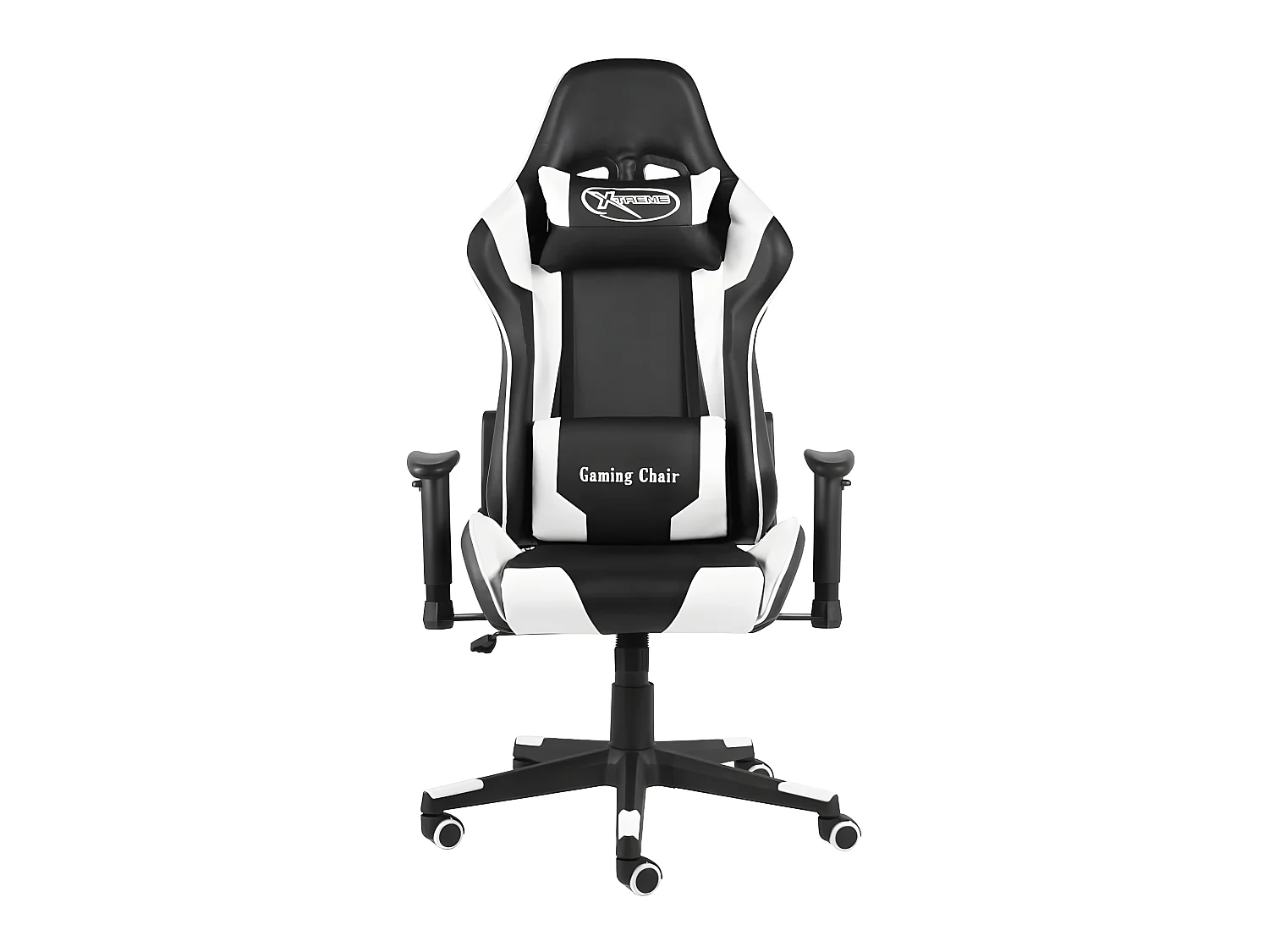 Chaise gaming Blanc PVC SEF83127