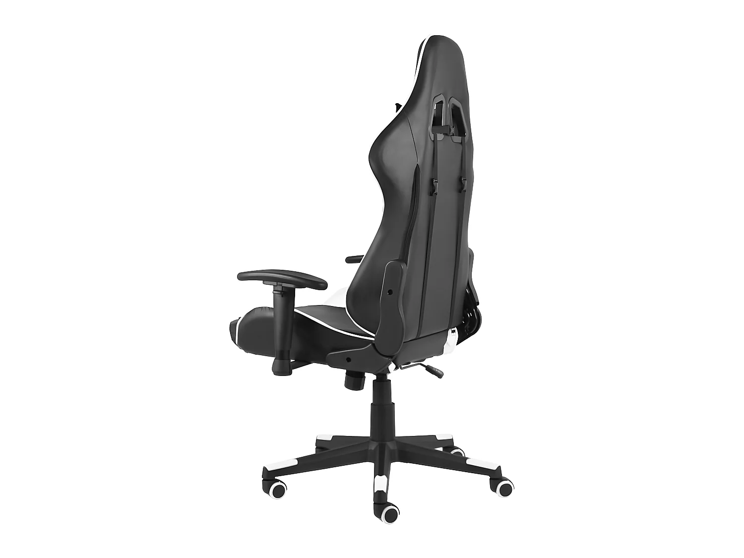 Chaise gaming Blanc PVC SEF83127