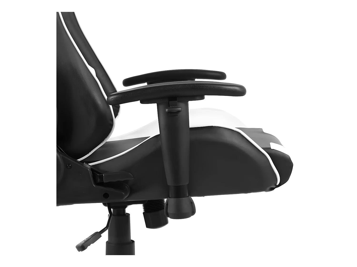 Chaise gaming Blanc PVC SEF83127