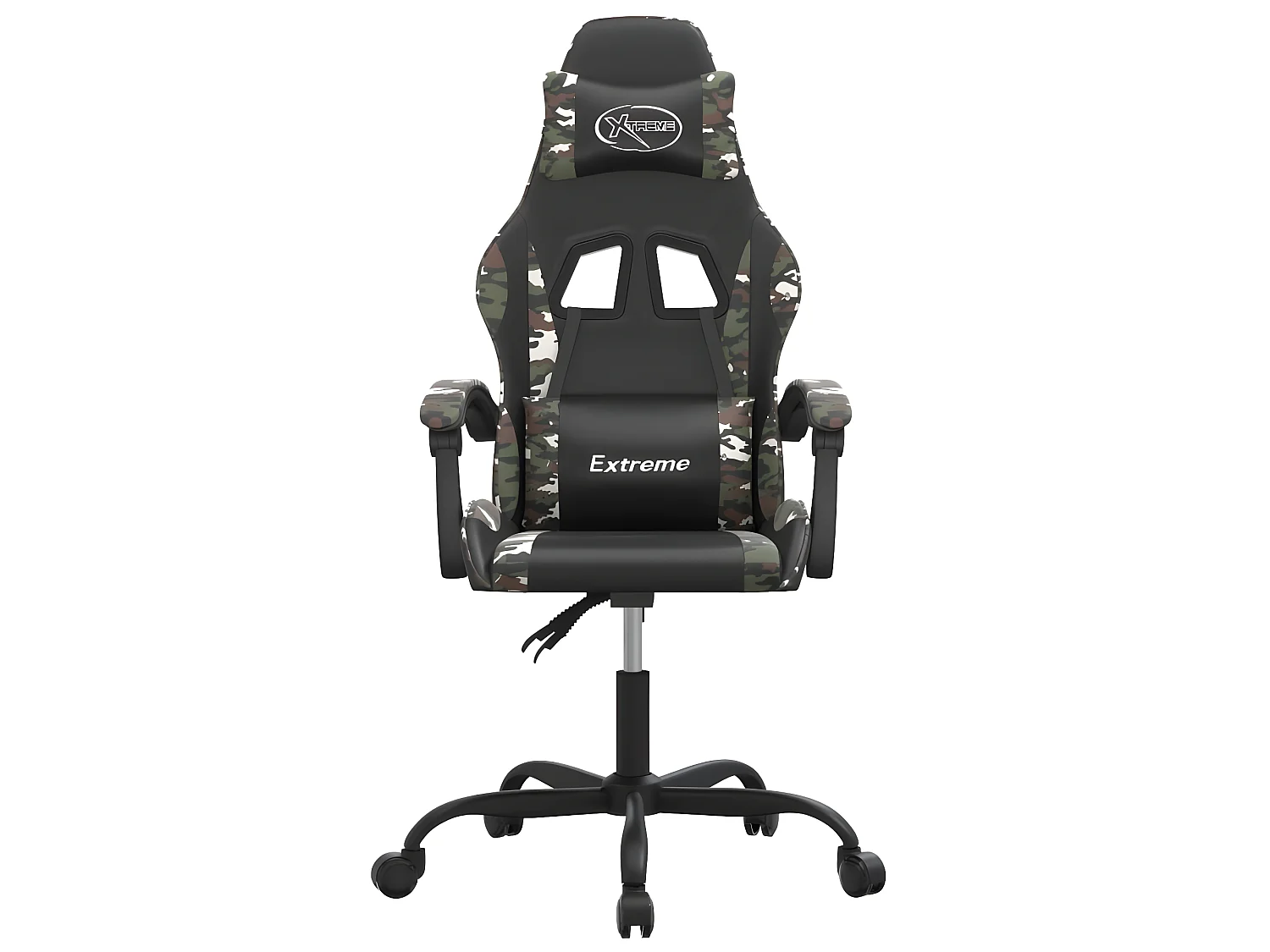 Chaise gaming Noir et camouflage Similicuir SEF10613