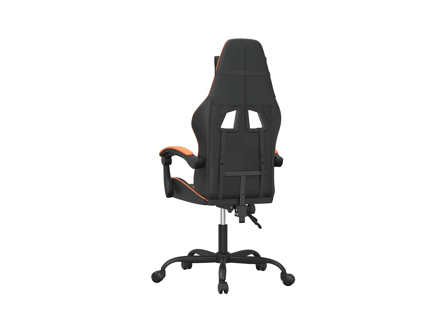 Chaise gaming Noir et orange Similicuir SEF82389