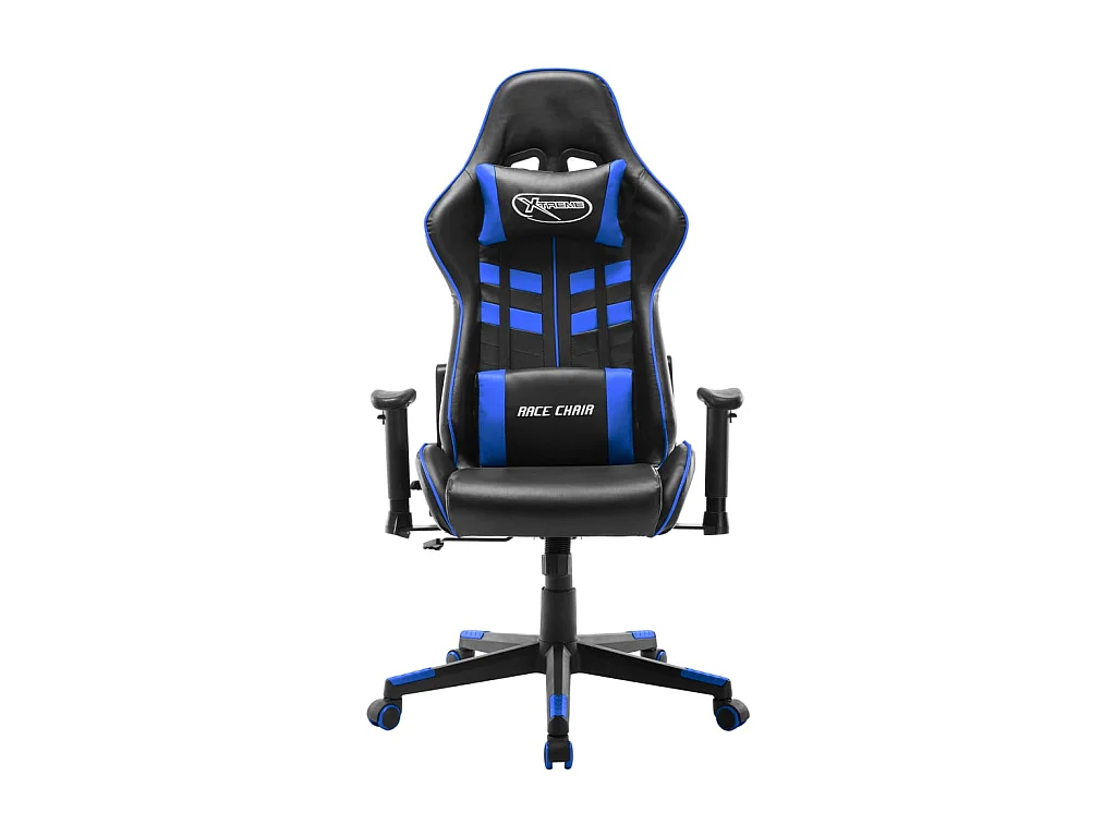 Chaise gaming Noir et bleu Cuir artificiel SEF81777