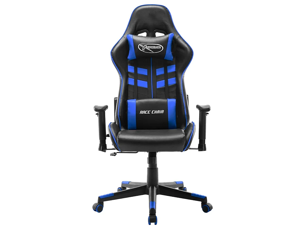 Chaise gaming Noir et bleu Cuir artificiel SEF81777