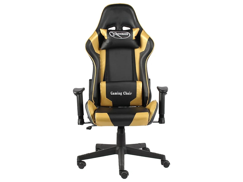Chaise gaming Doré PVC SEF47235