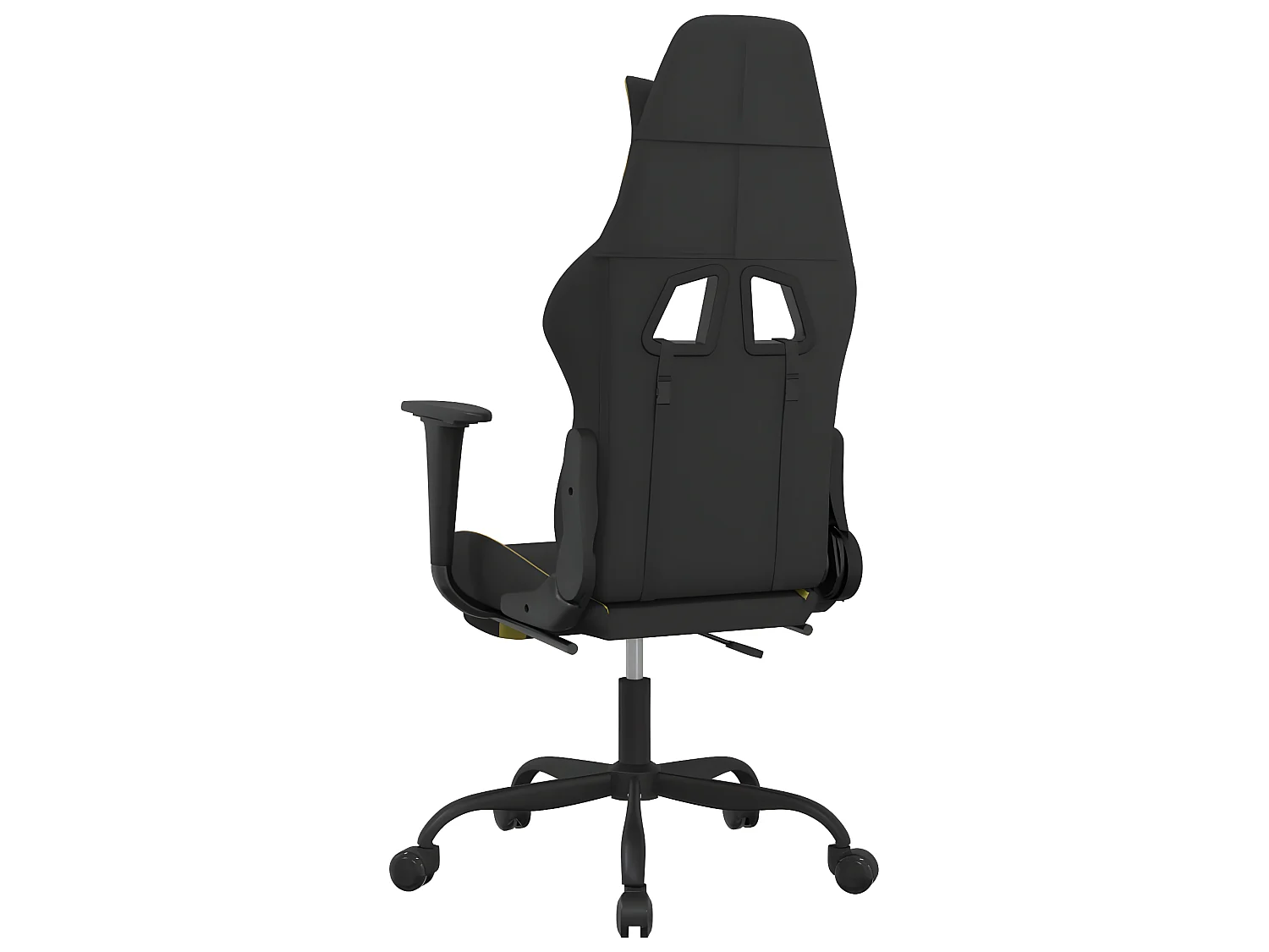 Chaise gaming avec repose-pied Noir et vert clair SEF82170