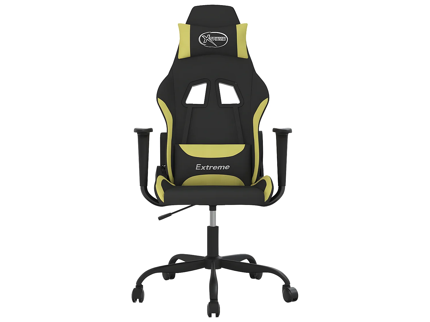 Chaise gaming Noir et vert clair Tissu SEF20729