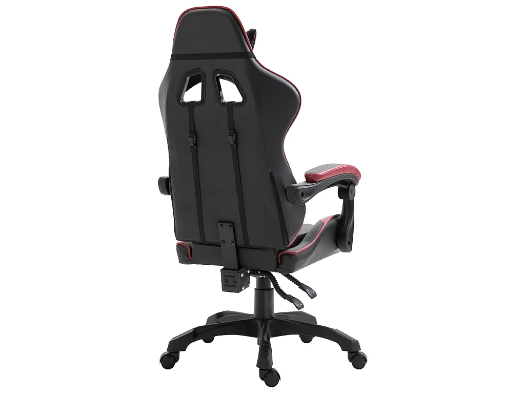 Chaise gaming Rouge bordeaux Similicuir SEF60056