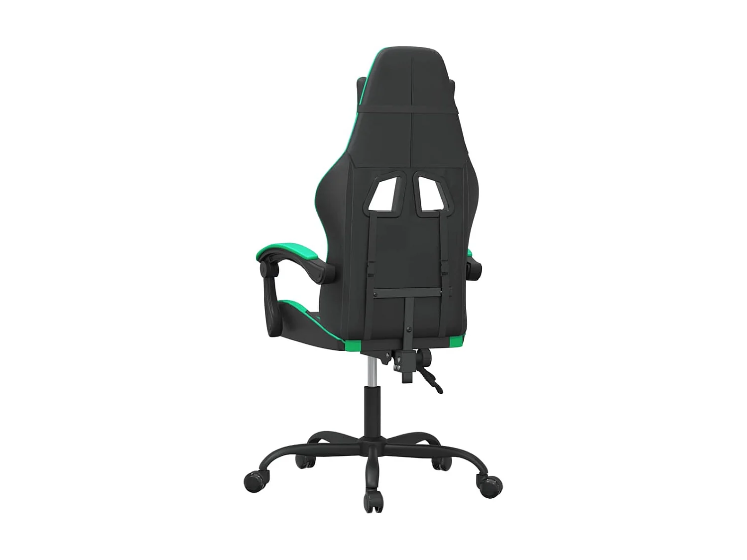 Chaise gaming Noir et vert Similicuir SEF86120
