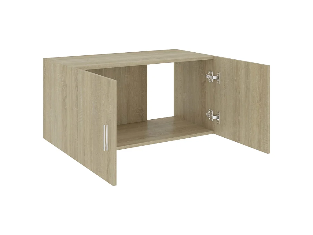 Wandschrank,Wandhängeschrank Sonoma-Eiche 80x39x40 cm Holzwerkstoff -gkd33970