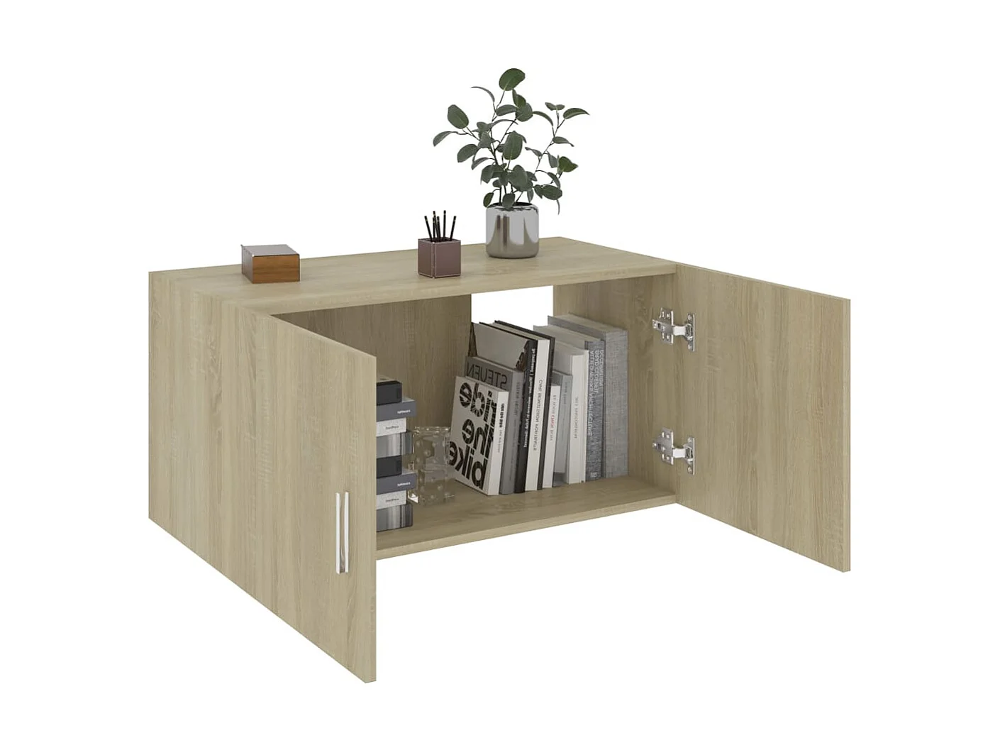 Armoire murale Chêne sonoma 80x39x40 cm Aggloméré OFR96749 BonneVie Meuble