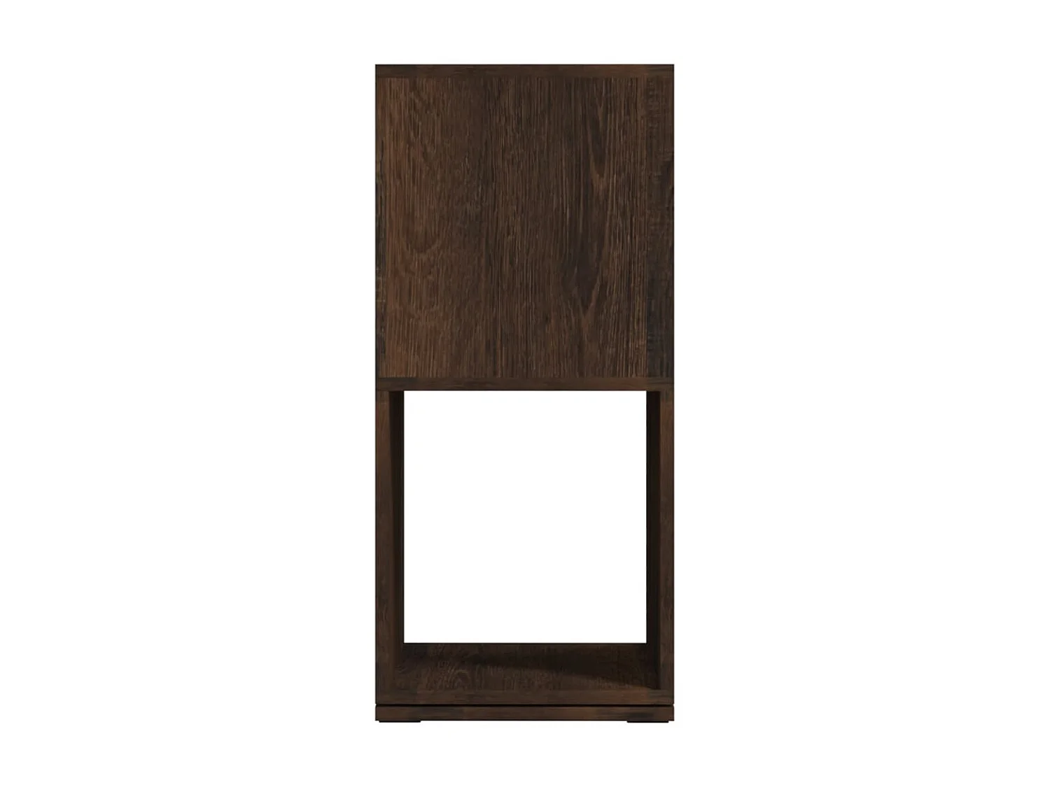 Armoire rotative Chêne fumé 34,5x34,5x75,5 cm Aggloméré OFR74928 BonneVie Meuble