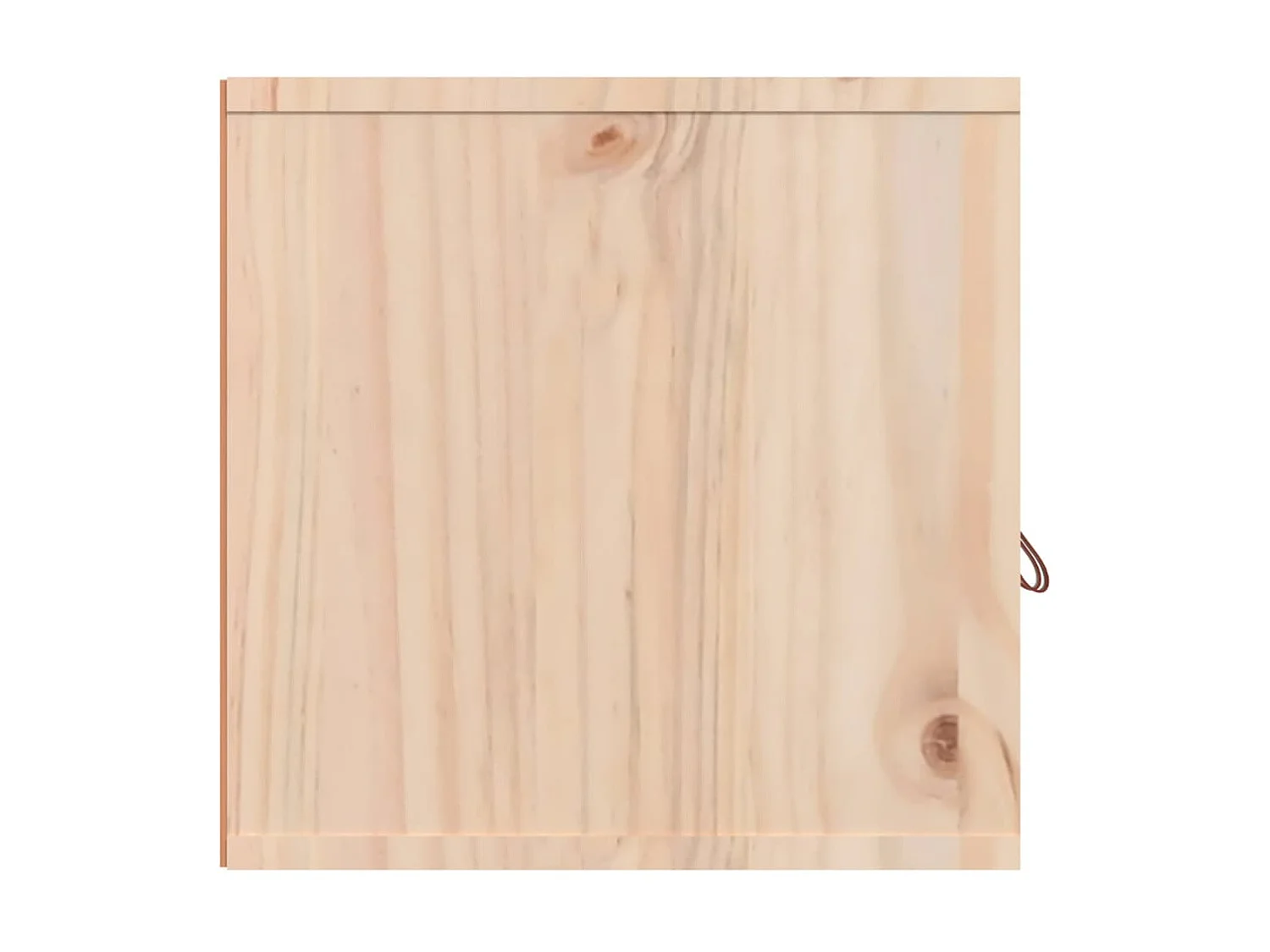 Armarios de pared 2 uds madera maciza de pino 80x30x30 cm ES644889