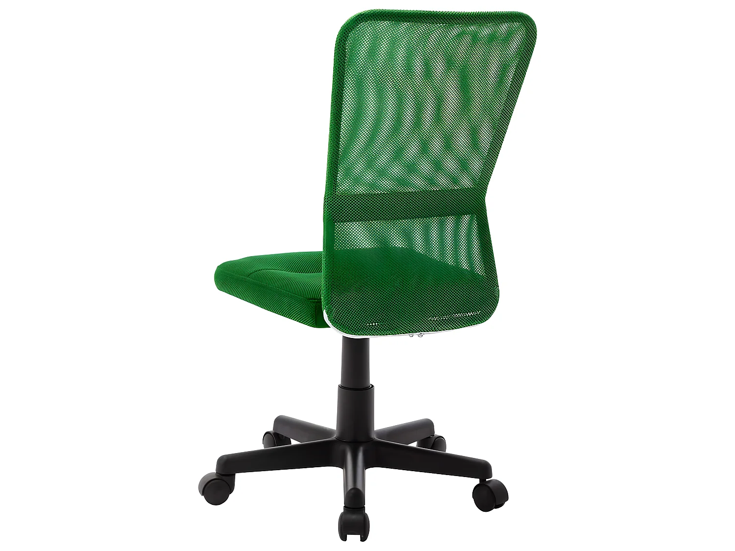 Silla de oficina de tela de malla verde 44x52x100 cm ES41282