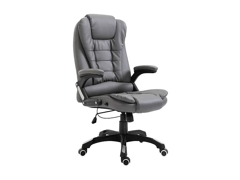 Chaise de bureau Anthracite Similicuir SEF52651