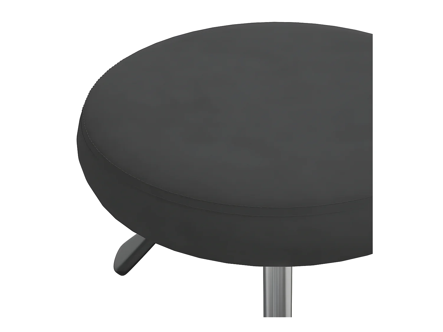 Cadeira de escritório giratória veludo preto PT317882