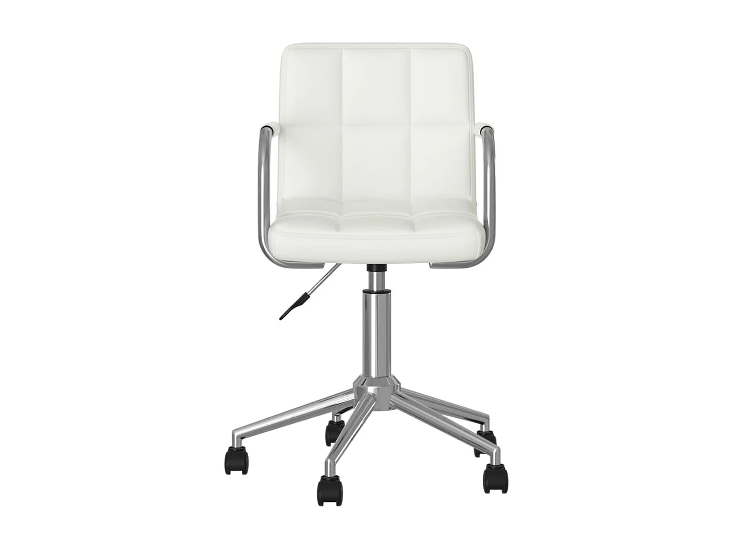 Chaise de bureau pivotante Blanc Similicuir SEF35212