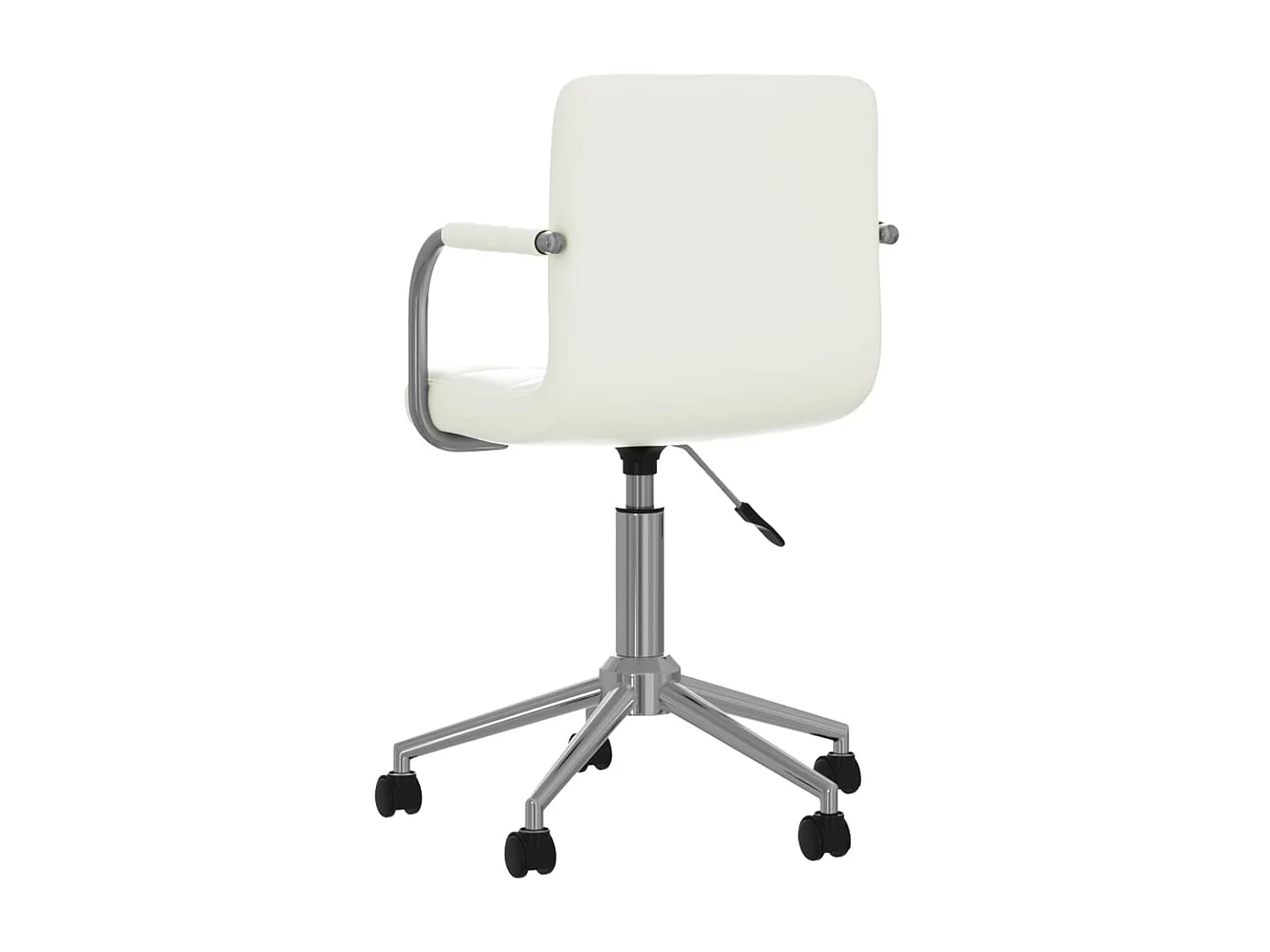 Chaise de bureau pivotante Blanc Similicuir SEF35212