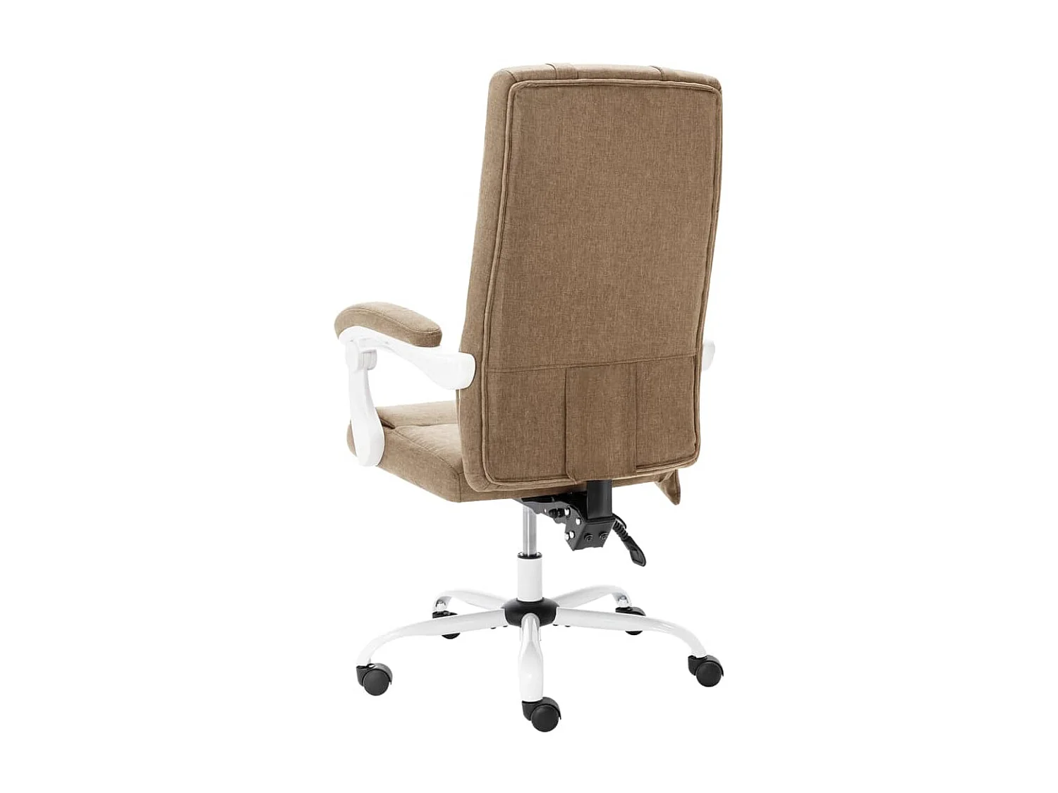 Chaise de bureau de massage Taupe Tissu SEF34975