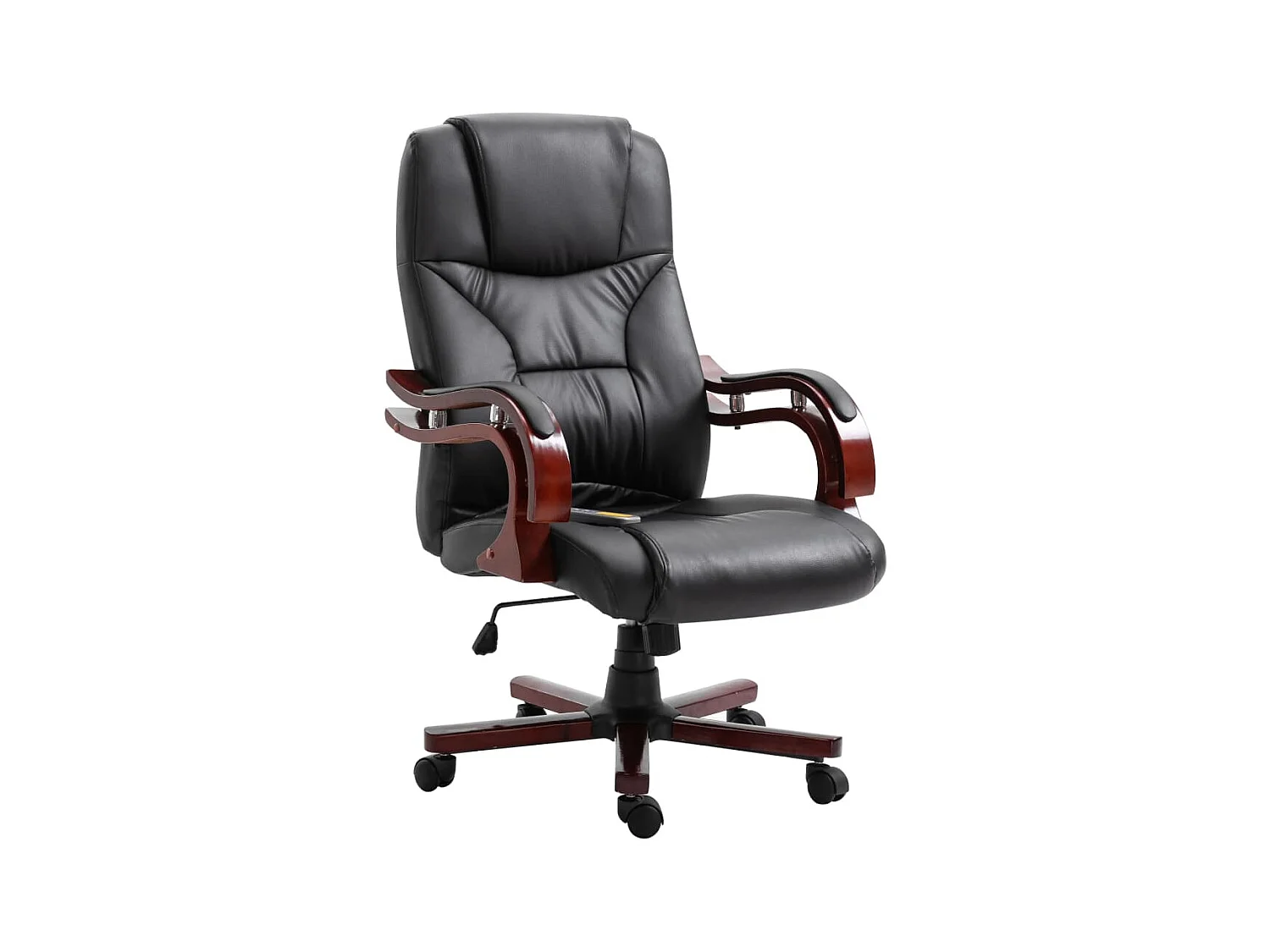 Chaise de bureau Noir Similicuir SEF92136